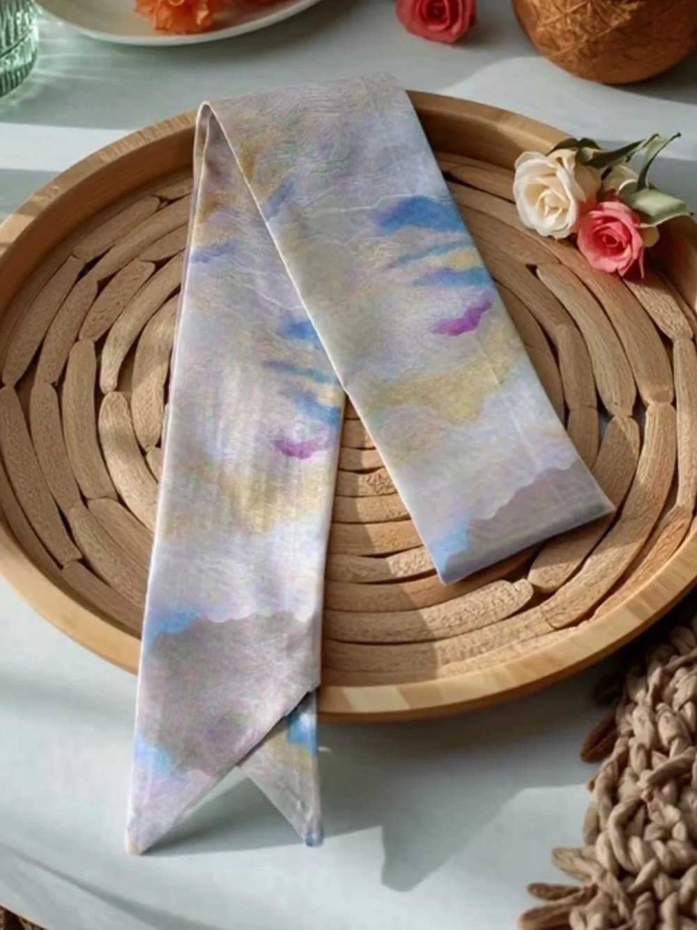 NWT Set of 4 Luxury Twilly Scarf Bundle • Whimsigoth Boho Bag Accessories